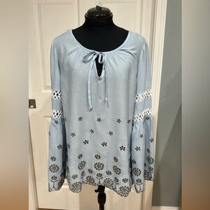 NEW indigo soul Blue Dress Top Size Small